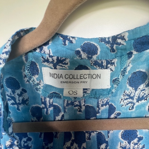 Emerson Fry Mandarin Collar Little Marigolds Danube OS - Picture 3 of 8